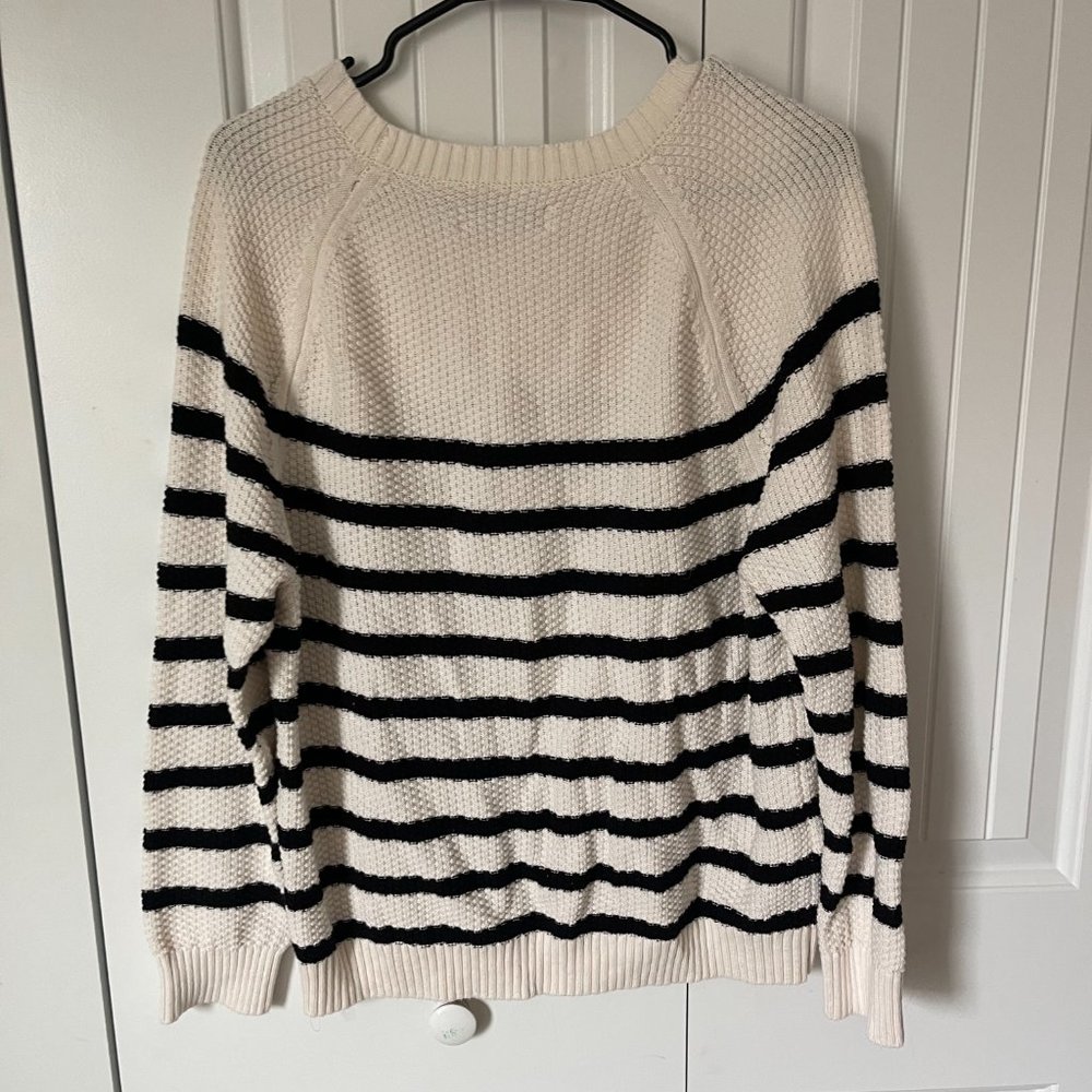Loft Striped Sweater Size XL - Picture 2 of 2